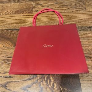 100% Authentic Cartier shopping bag